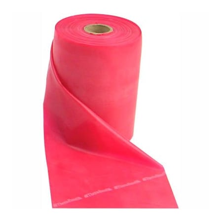 Fabrication Enterprises Thera-Band Latex-Free Exercise Band, Red, 50 Yard Roll/Box 10-1196